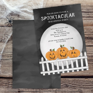 Invitation Halloween mignon Citrouille Whimsical Jack O'Lante