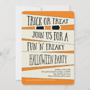 Invitation Halloween momifié dans l'invitation du parti Citro