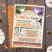 Halloween Parti Rétro Automne Humour Faboolous Fli