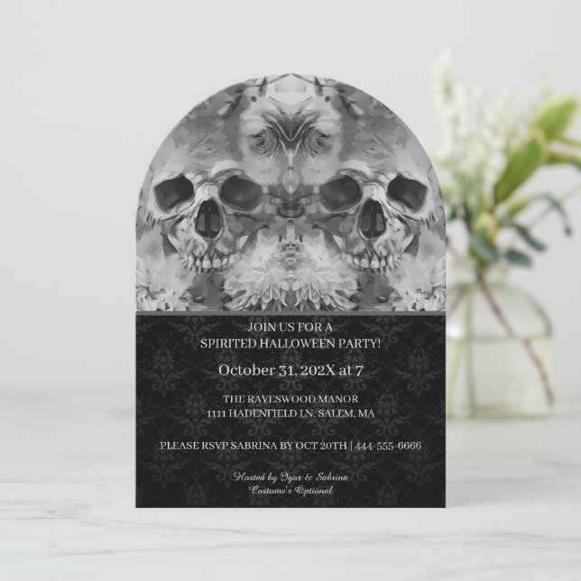 Invitation Halloween Party (Debout devant)