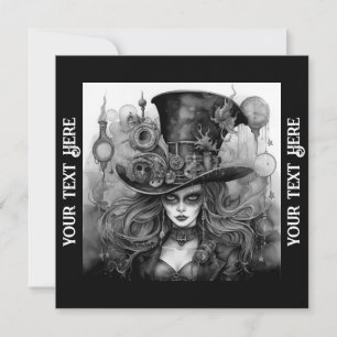 Invitation Halloween Party Steampunk