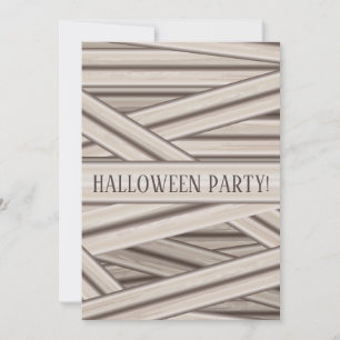 Invitation Halloween personnalisable pour les tripes momies