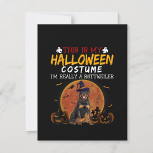 Invitation Halloween Rottweiler