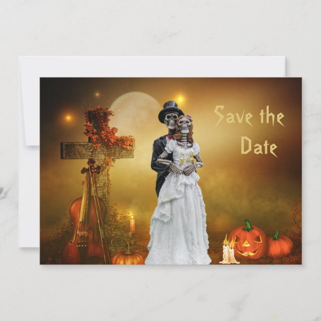 Invitation Halloween Save the Date (Devant)