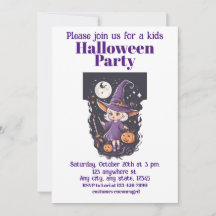 Halloween sorcière 4 enfants, charmant sorcière