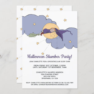 Invitation Halloween Spooktacular Parti de bois d'oeuvre