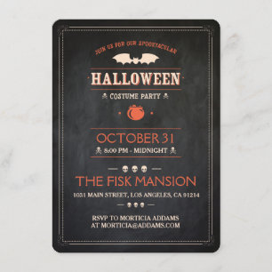 Invitation Halloween : Spooktacular - Personnalisa