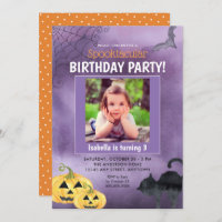 Halloween Spooktacular Photo Anniversaire