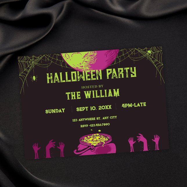 Invitation Halloween vintage  (Créateur téléchargé)