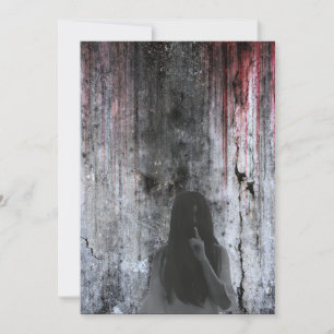 Invitation halloween vintage gothique