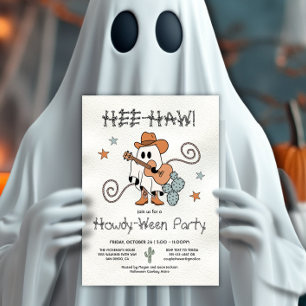 Invitation Halloween Western Cowboy Howdy-Ween Party