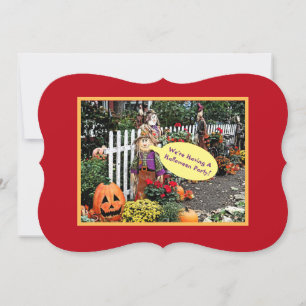 INVITATION HALLOWEEN WIENER ROAST INVITATION/PERSONNALISABLE