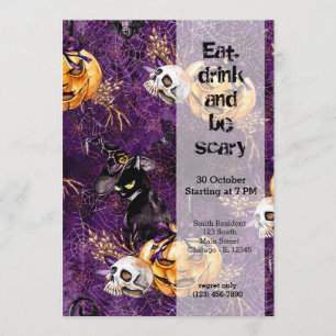Invitation Halloween Witch