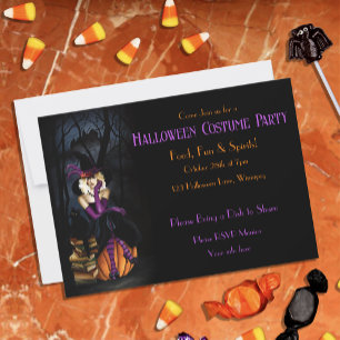 Invitation Halloween Witch