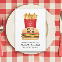 Hamburger et Fries Parfait Pair Couple’s Douche