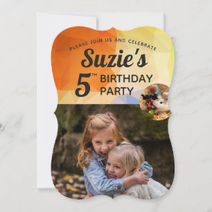 Invitation Hammyville - Cute Hamster Vibrant Personnaliser