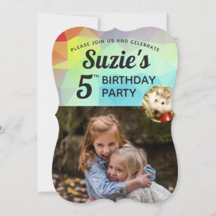 Invitation Hammyville - Cute Hamster Vibrant Personnaliser