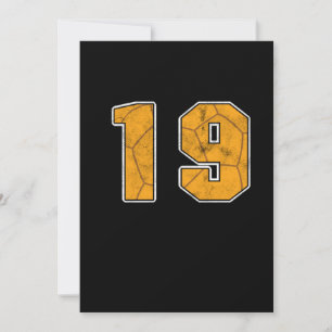 Invitation Handball 19 e Anniversaire Célébration Sport Cadea