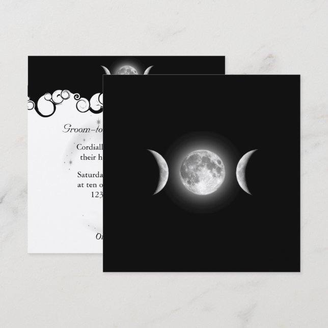 Invitation Handfasting (Devant / Derrière)