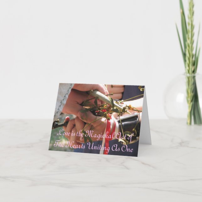 Invitation Handfasting/faire-part de mariage (Devant)