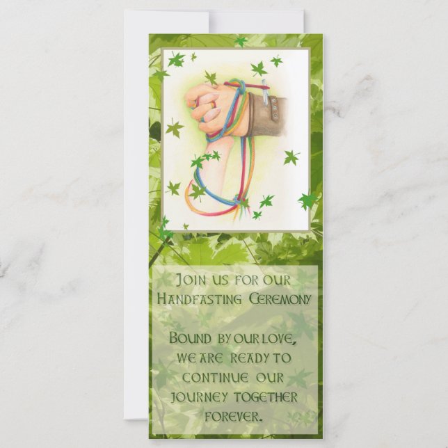 Invitation Handfasting Rejoignez-nous (Devant)