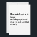 Invitation Hanoukka Miracle Funny Chanukah Juif Définition<br><div class="desc">Hanoukka,  juif,  juif,  chanoukah,  dreidel,  cadeau,  anniversaire,  super,  noël,  menorah</div>