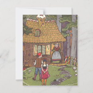 Invitation Hansel et Gretel, Vintage Fairy Tale par Hauman