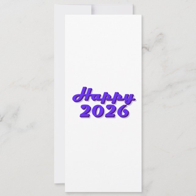Invitation Happy 2026 (Devant)