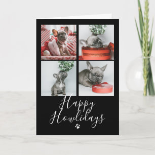 Invitation Happy Howlidays Photo Collage Dog Christmas Card