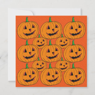 Invitation Happy Jack o Lantern