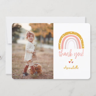 Invitation Happy Rainbow Merci Photo