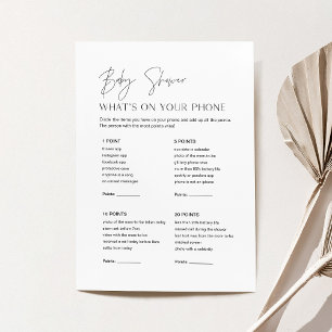 Invitation HARLOW Baby shower Ce qui se trouve sur votre cart