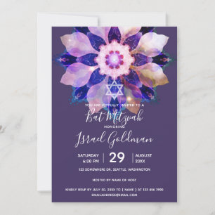 Invitation Harmonie radieuse   Mandala floral lumineux