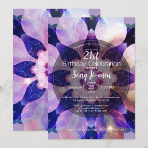 Invitation Harmonie Rayonnante   Mandala Floral Lumineux