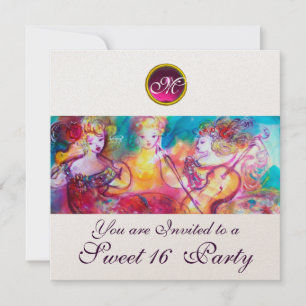 Invitation HARMONIE TRIO PRINTEMPS CONCERT, Sweet 16 Annivers