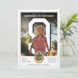 Invitation Harry Potter | Armoiries de Poudlard PhotoPop Anni