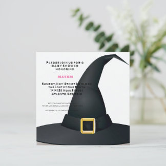 Invitation Harry Potter | Baby shower Casquette Black Witch