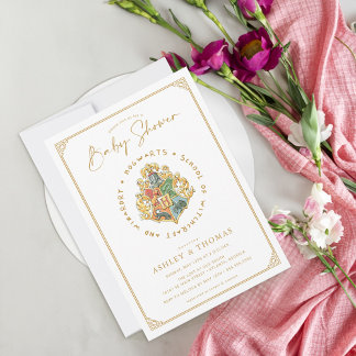 Invitation Harry Potter | Baby shower Cimier de Poudlard