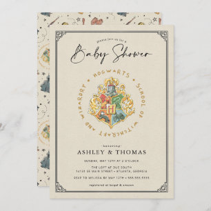 Invitation Harry Potter   Baby shower Cimier de Poudlard