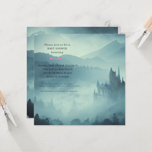 Invitation Harry Potter   Baby shower du château de Hogwarts