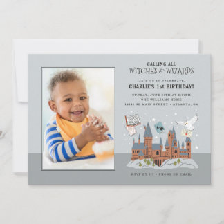 Invitation Harry Potter | Château de Hogwarts 1ère photo d'an