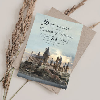 Invitation Harry Potter | Château de Poudlard Enregistrez la 