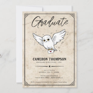 Invitation Harry Potter   Hedwig Graduation Party