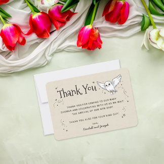 Invitation Harry Potter | Hedwig - Merci