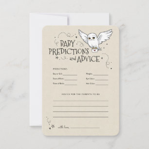 Invitation Harry Potter - Hedwig Prédictions et conseils po