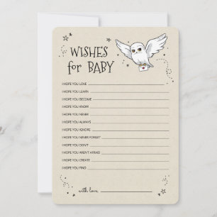 Invitation Harry Potter - Hedwig   Vœux pour Bébé