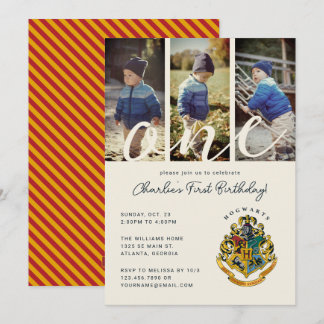 Invitation Harry Potter | Hogwarts 1er anniversaire Photo