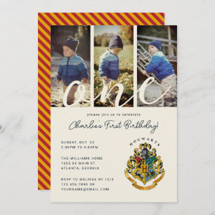 Invitation Harry Potter   Hogwarts 1ère photo d'anniversaire