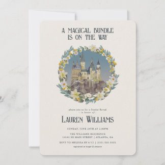Invitation Harry Potter Magical Hogwarts Castle Révélation de