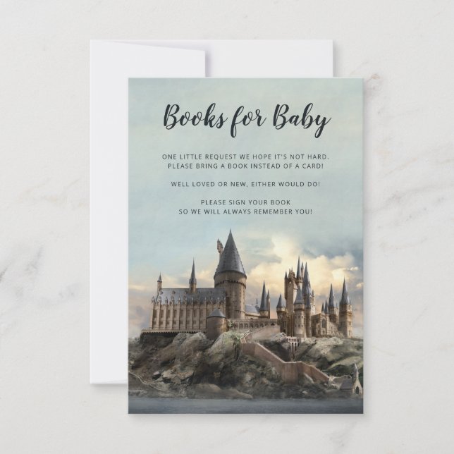 Invitation Harry Potter | Poudlard - Livres pour Bébé  (Devant)